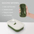 AIDIMMING Silicone Enhanced Leak Proof Travel Soap Case, Vented Shampoo Bar Holder, Large Bar Soap Box with Lid