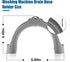 Washing Machine Drain Hose Holder Hook - U Shaped Drain Hose Hook Fit for Washer Dishwasher Drain Hose U Bend