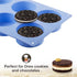 La Chat 4 PCS Candy Molds, Silicone Oreo Cookie Chocolate Molds for Candy, Cookies, Cupcake, Pudding, Jello
