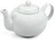 RSVP International Stoneware Teapot Collection, 16 oz, Microwave and Dishwasher Safe, White