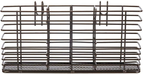 SANNO Stainless Steel Utensil Drying Rack Silverware Holder for Dish Rack, Hanging Cutlery Utensil Holder Silverware Organizer Stainless Steel Rack Silverware Holder,Black by SANNO