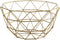 Fruit Stand Vegetables Serving Bowl Basket Holder - Metal Iron Wire for Kitchen Counter, Table Centerpiece, Large Round