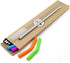 Big Drinking Straws Reusable, 12" Extra Long 8mm Extra Wide Food-Grade 18/8 Stainless Steel with Silicone Elbows Tips