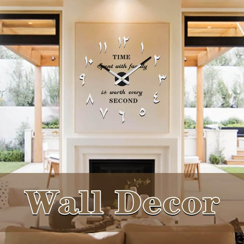 VANGOLD Wall Clocks for Living Room Decor, Stylish Timepiece for Home Decoration