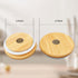 Mason Jar Lids with Straw Hole, 2.76inch Bamboo Lids for Regular Mouth Drinking Jars (3 Pack)
