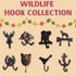 Comfy Hour Antique and Vintage Collection Cast Iron Single Coat Hook - Key Hook Clothes Rack Wall Hanger, Heavy Duty,