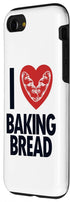 iPhone SE (2020) / 7 / 8 I love Baking Bread Bread Maker Bread Dough Bread Baker Case
