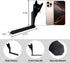 HENART 2 Sets 2PCS) Peeping Cat Bookends,Metal Cat Book Ends for Heavy Books for Shelves Decorative,Bookshelf Decor