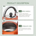 Honk Kettle Whistle Kettle, Stainless Steel Household Teakettle, Portable Kitchen Gadget
