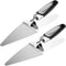 2PCS Stainless Steel Flatware Pie Server - Cake Cutter for Pizza, Tart, Dessert Slicing