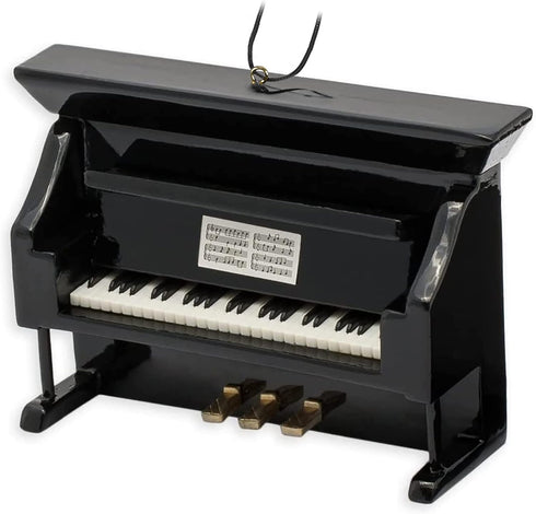 Broadway Gifts 2.8" Black Wood Upright Piano Ornament Decoration
