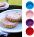 8 pcs Silicone Tart and Pie Molds - 4 Inch Fluted Mini Nonstick Quiche Pan for DIY Baking Pies and Desserts