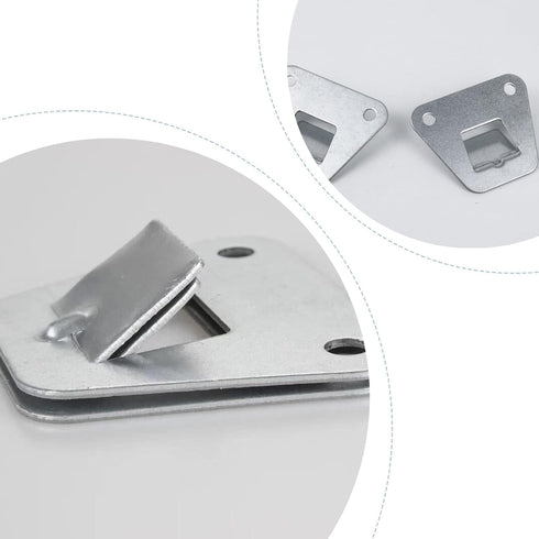 2-Set Heavy Duty Wall Fan Mounting Bracket, Solid Steel Fan Wall Mount with Fastening Screws