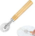 Pasta Cutter Wheel Ravioli Cutter Wheel with Roller Pizza Cutter Wheel Dumpling Lace Making Zinc Alloy Noodle Making Cutter for Kitchen by WLLHYF
