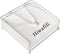 Flat Napkin Holder for Table, Elegant Rustic Iron Metal with Weighted Arm, Modern Square Paper Napkin Holders