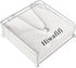 Flat Napkin Holder for Table, Elegant Rustic Iron Metal with Weighted Arm, Modern Square Paper Napkin Holders