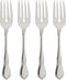 Oneida Chateau Fine Flatware Set, 18/8 Stainless Steel, Set of 4 Salad Forks