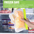 Reusable Storage Bags - 10 Pack BPA FREE Freezer Bags, Ziplock Lunch Bags for Food