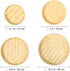 Luxshiny 4pcs Bamboo Weaving Basket, Mini Woven Tray for Bread Display and Craft Storage