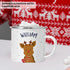 11Oz. 1-Pack Andaz Press Personalized Kids Christmas Hot Chocolate Stainless Steel Campfire Coffee Mug, Adorable