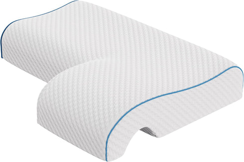MARS WELLNESS Memory Foam Cuddle Pillow - Ergonomic Anti Pressure Couples Pillow