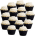 Dress My Cupcake Set of 50 Standard Reusable Glitter Black Cupcake Wrappers, Black Cupcake Liners