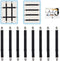 8Pcs Adjustable Bed Sheet Straps Clips, Elastic Fasteners Holder for Mattress, Sofa, Table Cloth