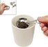 Honbay 4PCS Stainless Steel Short Handle Spoon Set for Salt, Condiments, Dessert, Tea, Coffee (Silver)