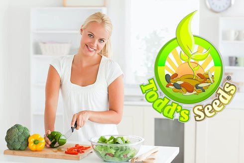 (1/4 Todd's Seeds Sprouting Seed Mix; Broccoli, Radish, Alfalfa, Non-GMO, Chemical Free, High Germination Pound)