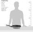 Milton 8.5 Inch Nonstick Frying Pan, Large Skillet for Egg Omelette, Pancake, Flat Bottom Stir Fry (Black)