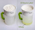 YZWDTGS (1 1.5 Nut Milk & Greek Yogurt Maker - Reusable & Durable Nut Milk Bag Alternative - Fine Mesh Stainless Steel