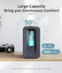 6L 50H BREEZOME Humidifiers for Bedroom, Cool Mist Top Fill Humidifier with Aroma Diffuser, Humidistat, Night Light