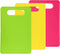 Kitchen Cutting Board Set of 3 - Plastic Boards with Easy Grip Handle, Non Slip for Meat, Fruit, Vegetables