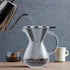 Pour-over Coffee Maker with Filter, Glass Drip Coffee Maker, Filter Pot with Scale for Office and Home Use