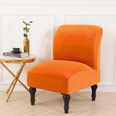 Armless MIFXIN Accent Chair Covers Stretch Slipper Chair Couch Slipcovers Removable Washable Furniture Protector Covers
