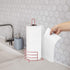 Countertop, Buruis Paper Towel Holder for Metal Standing Paper Towel Dispenser with U-Shape Handle and Stable Base