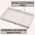 Natural Marble Tray for Desktop/Kitchen/Vanity/Bathroom, Stone Organizer Tray for Coffee Table, Plate Holder for