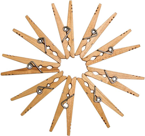 Kevin's Quality Clothespins, Natural Maple, Sold in Sets of 10