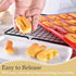 Silicone Letter Cake Mold, BPA Free, Non-Stick Chocolate Mold, Soft and Easy to Release, Red Mold for Cake Baking