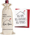 Pairs Well with A New Home Wine Gift Bag, Funny Housewarming Gift for Hostess, Realtor Clients, 5