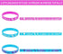 Gejoy 30 Pieces Mermaid Party Favors, Mermaid Silicone Wristband Bracelets for Under The Sea Birthday Party Supplies