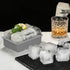 ROTTAY Ice Cube Trays (Set of 2), Sphere Ice Ball Maker with Lid & Large Square Ice Cube Maker for Whiskey