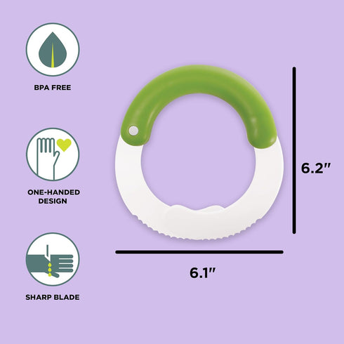 Chef'n 104-259-120 SaladShears Nylon Lettuce Chopper, White