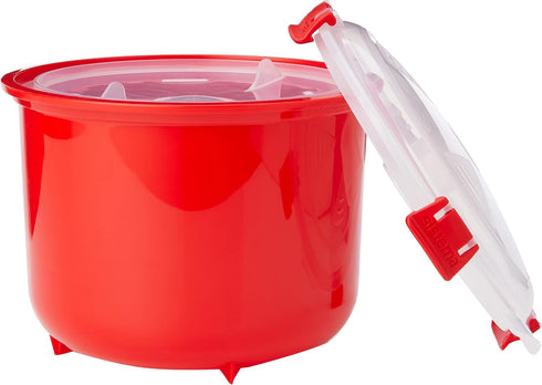 Set 2.6L, 915ml 2 Count Sistema Microwave Rice Cooker & Round Microwave Food Container | | Food Containers