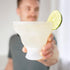 Host Glass Freeze Insulated Gel Chiller, Double Wall Frozen Cocktail Cups, Set of 2