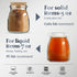 7oz 20 Pack Folinstall Small Glass Jars with Cork Lids, Yogurt Container with PE Lids for Candy, Cake, Pudding, Yogurt