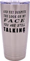 Rogue River Tactical Funny Travel Tumbler Mug - Sarcastic Work Gift for Boss, 20 Ounce Cup w/Lid
