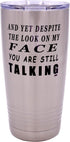 Rogue River Tactical Funny Travel Tumbler Mug - Sarcastic Work Gift for Boss, 20 Ounce Cup w/Lid