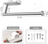Paper Towel Holders, Self-Adhesive Under Cabinet Mount, Stainless Steel, for Kitchen, Pantry, Sink, Bathroom, Silver