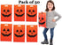 GiftExpress 50-Pack Jack O Lantern Trick or Treat Goody Bags - 11" x 17", Durable Plastic Halloween Party Favors